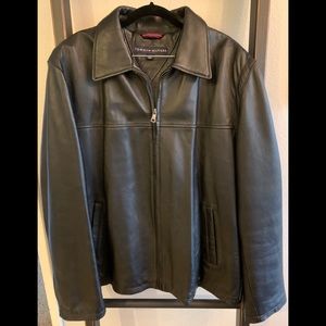 Tommy Hilfiger Black Leather Jacket